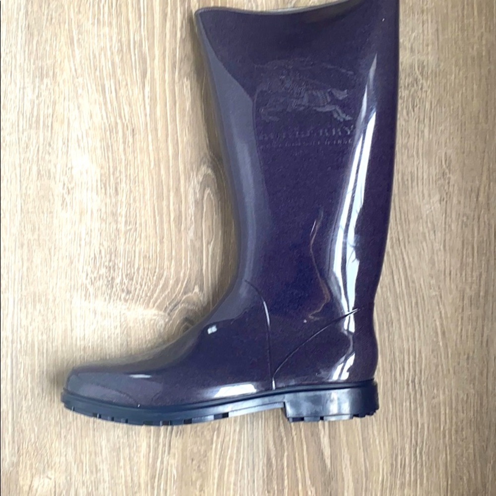 Burberry Blue Rainboots
